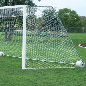 Bison 4mm 6 1/2'H x 18 1/2'W x 4'T x 6 1/2'B Soccer Goal Net