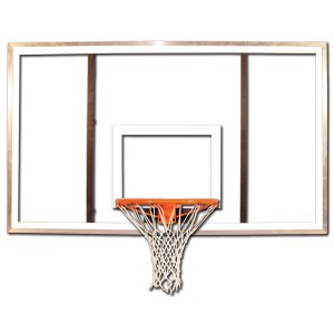 Gared 36'' X 48'' Clear Acrylic Outdoor Recreational Backboard
