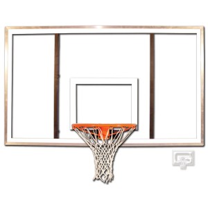 Gared 42'' X 72'' Clear Acrylic Outdoor Recreational Backboard