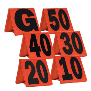 Weighted Football Sideline Markers