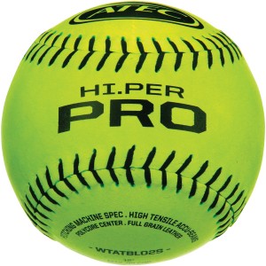 ATEC HI.PER Pro Leather Flat Seam Training Softball