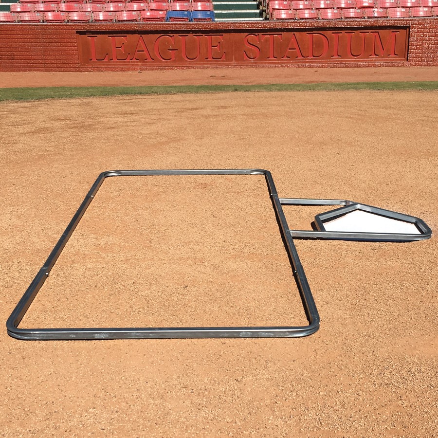 3' x 7' Softball Foldable Batter's Box Template 
