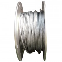 500' - 1/8'' Zinc Coated, Galvanized Steel Cable