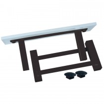 Dual Stanchion Removable Pitching Rubber – 24”
