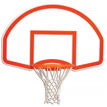 Gared Rear Mount Fan-Shaped In/Out Steel Recreational Backboard