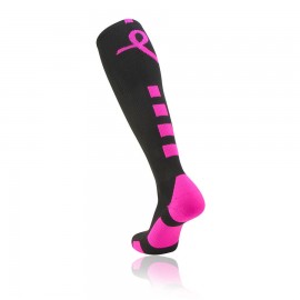 TWC Baseline Breast Cancer Awareness Socks - Over Calf