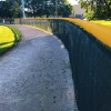 Yellow Poly-Cap® Fence Topper