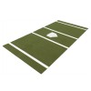 Sports Turf 6’ x 12’ Baseball Mat with Painted Home Plate – Green/Clay