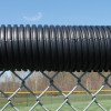 Black Poly-Cap Fence Topper