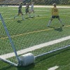 Bison No Tip Soccer Goals - 8'H x 24'W x 4'T x 10'B (4'' Round)