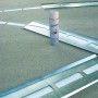 Bison Basketball Court Reusable Steel Stencil