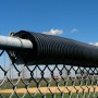 Black Poly-Cap Fence Topper